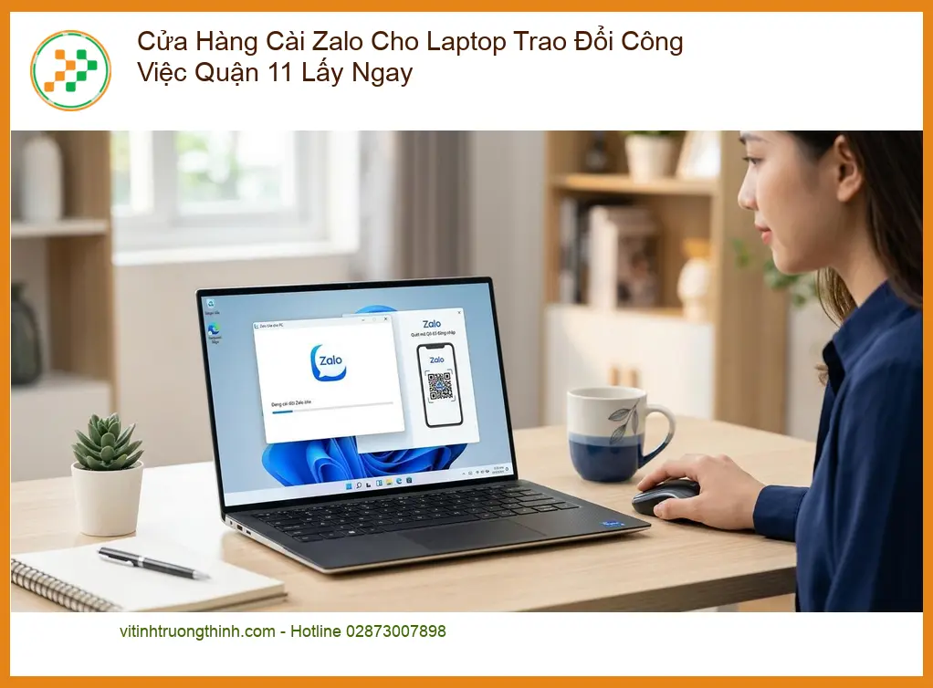 Cài Đặt Máy Tính Zalo Laptop Quận 11 Lấy Ngay – Dịch vụ tận nơi uy tín