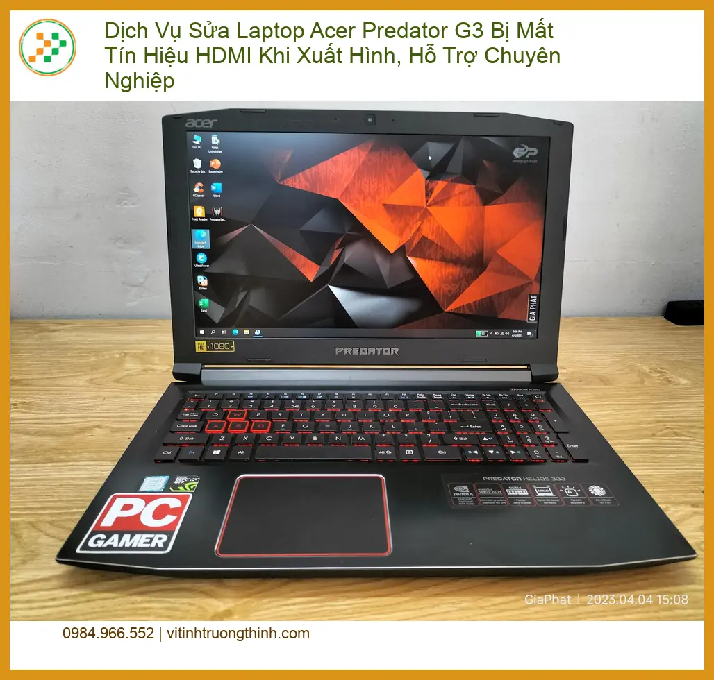 Sửa Laptop Acer Predator G3 Mất HDMI – Trung tâm hỗ trợ chuyên nghiệp
