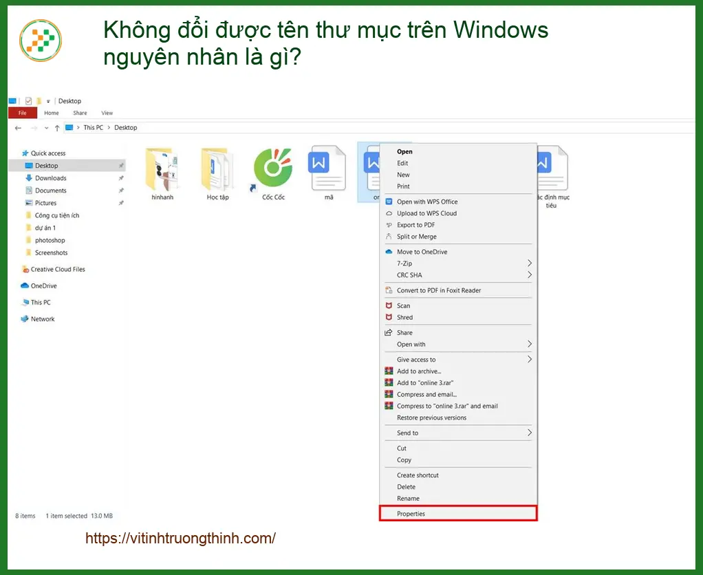 Thủ thuật Phần mềm Không đổi được tên thư mục trên Windows – Trung tâm hỗ trợ gần đây