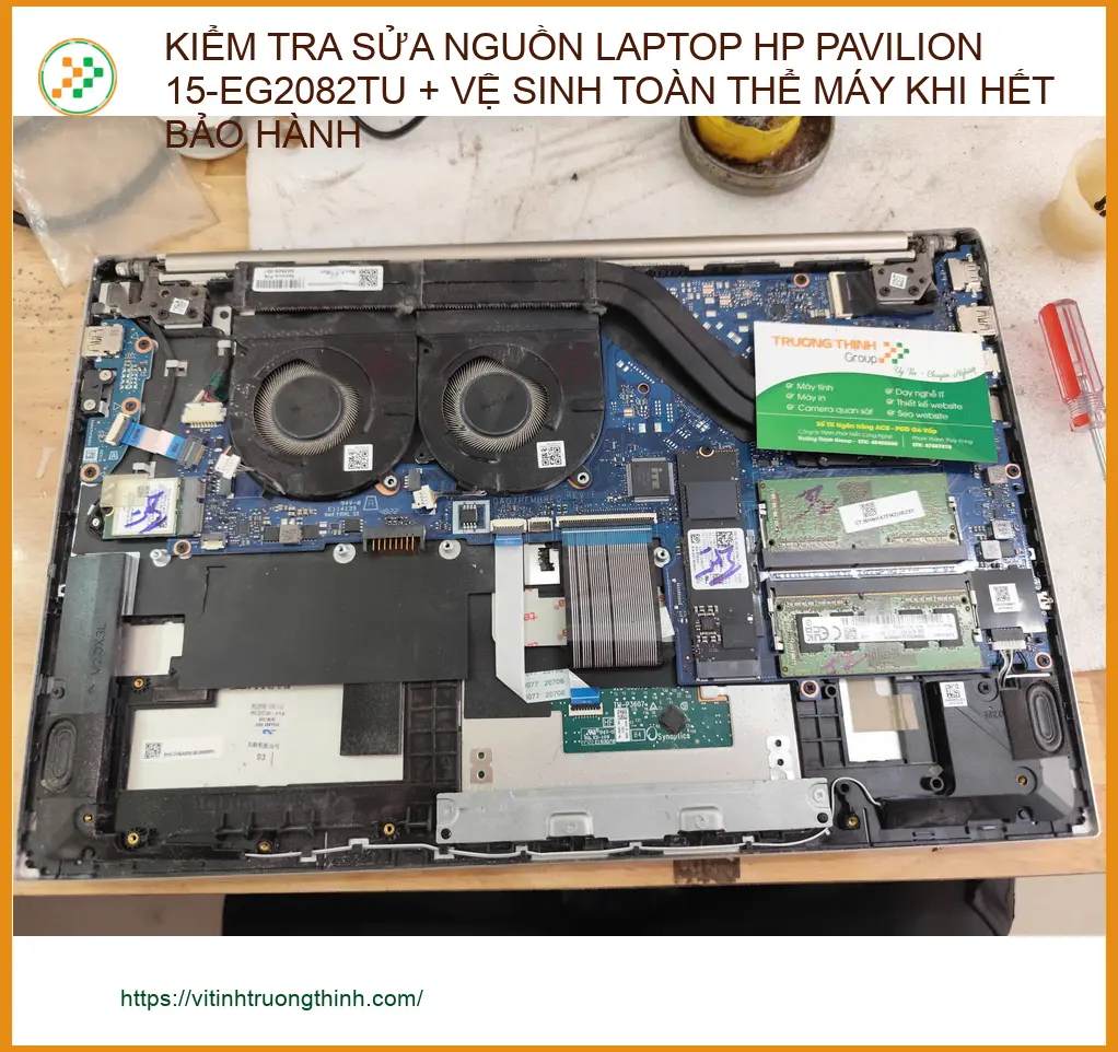 Nơi kiểm tra, sửa nguồn laptop HP Pavilion 15-EG2082TU uy tín Quận Phú Nhuận - Chú Thành ảnh thực tế 1