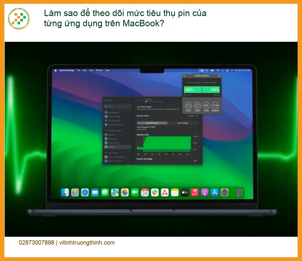 Macbook theo dõi mức tiêu thụ pin từng ứng dụng? – Cách tự xử lý tại nhà