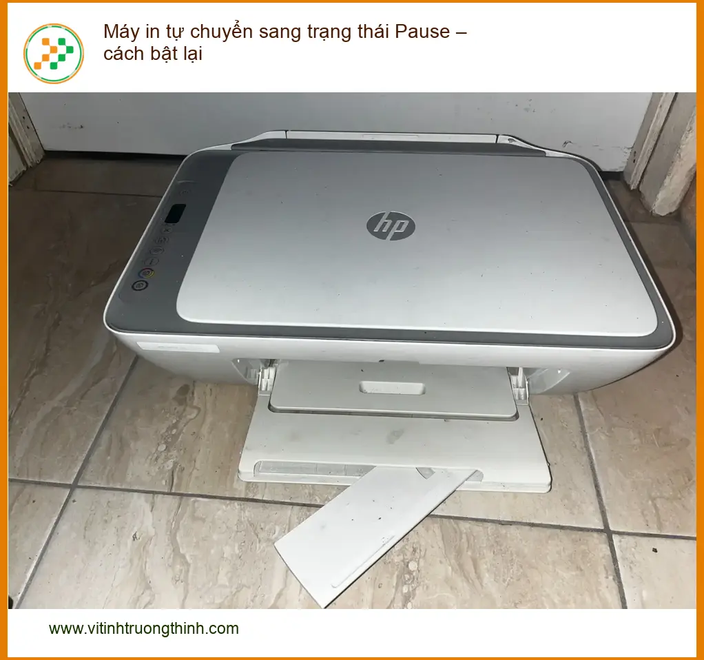 Máy in tự Pause – cách bật lại – Địa chỉ trung tâm hỗ trợ gần đây