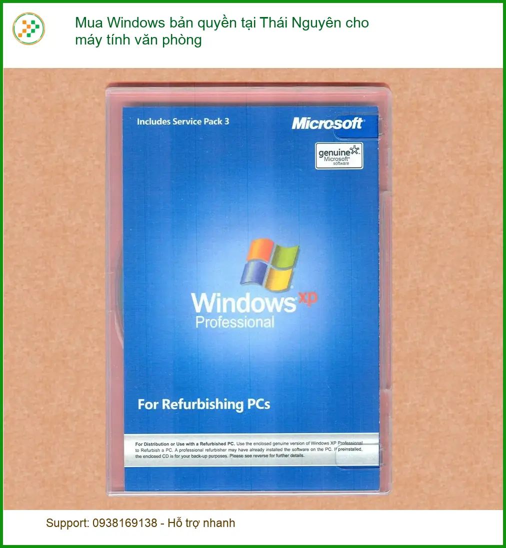 Windows Mua bản quyền tại Thái Nguyên – Dịch vụ cài đặt tận nơi chuyên nghiệp