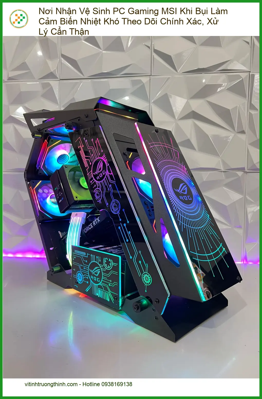 Vệ Sinh Máy Tính Nơi Nhận PC Gaming MSI – Trung tâm xử lý cẩn thận TPHCM
