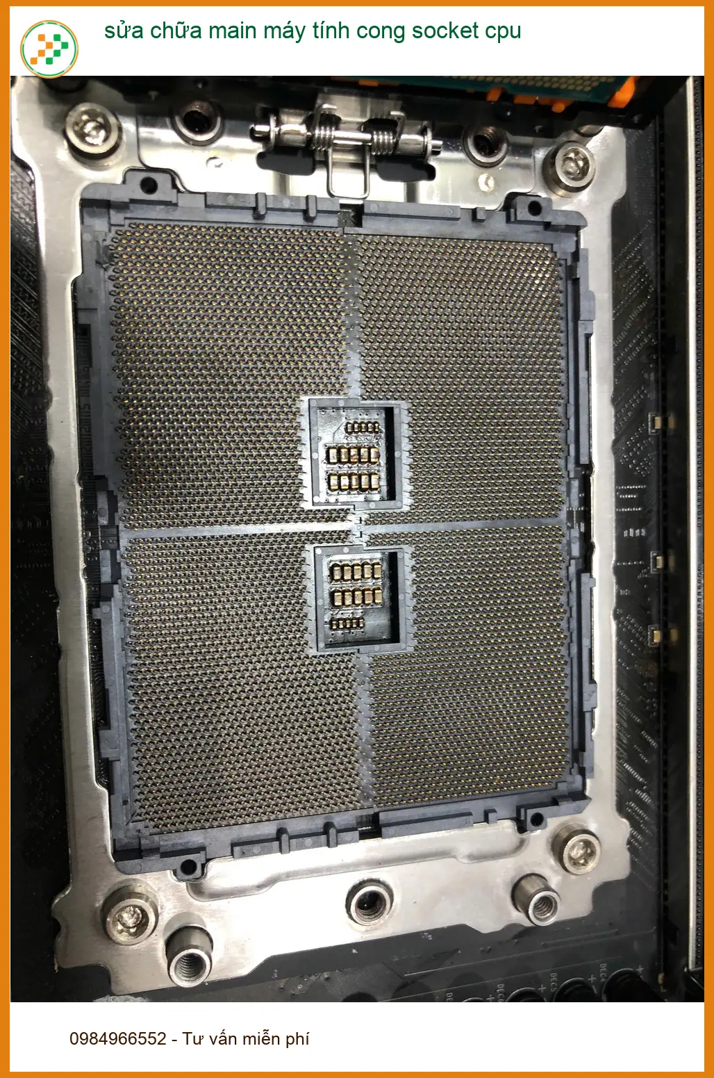 Cô Mai thiết kế tìm chỗ sửa main máy tính cong socket cpu Quận Bình Thạnh