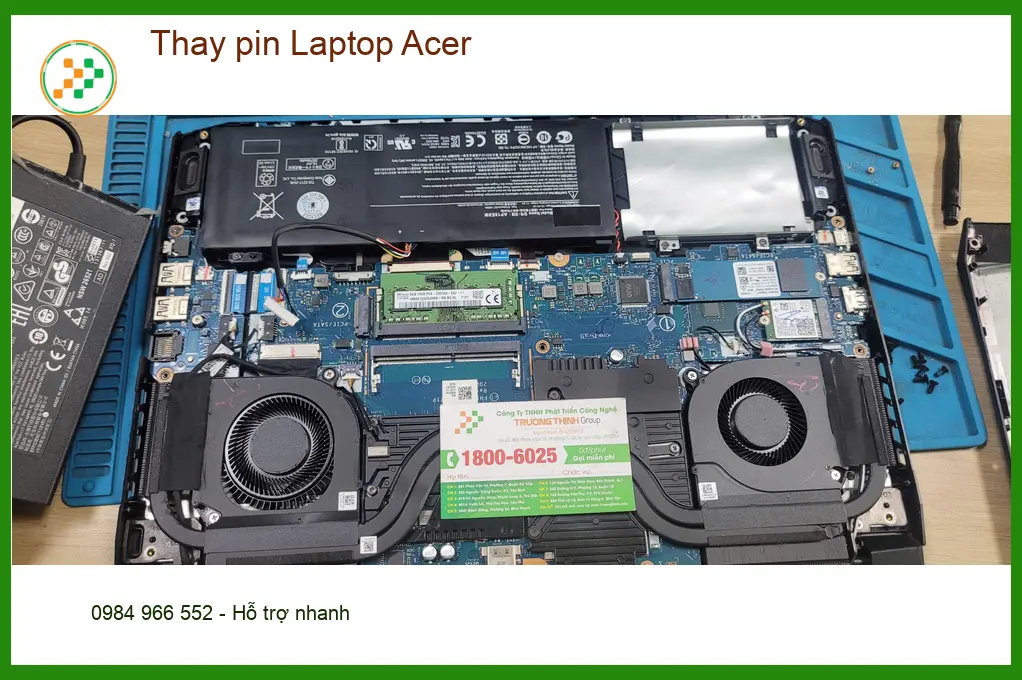 Địa điểm thay pin Laptop Acer Quận Bình Tân – Anh Phước kỹ sư cần gấp