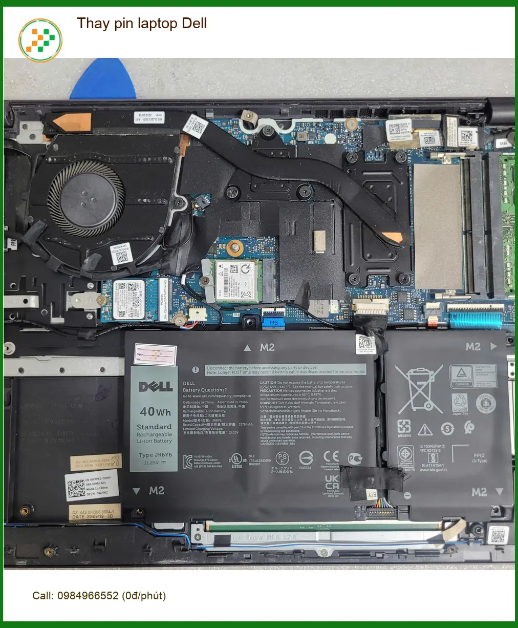 Dịch vụ Thay pin laptop Dell Quận Tân Bình lấy liền – Anh Nam chia sẻ kinh nghiệm