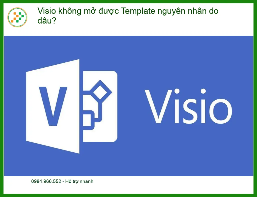 Văn phòng Visio không mở được Template nguyên nhân do đâu – Cách xử lý tại nhà